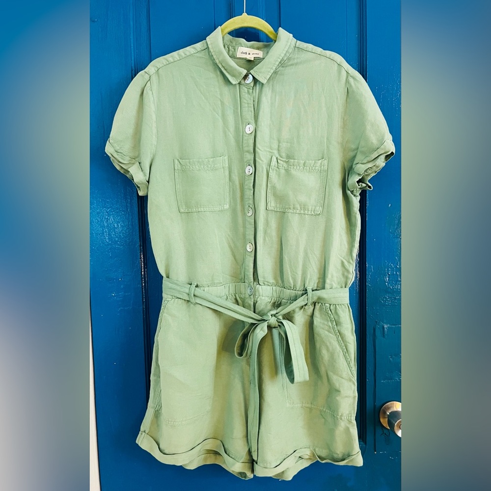 Cloth and Stone for Anthropologie Utility Romper
